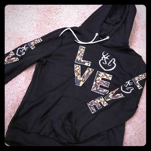 Brand new adorable Love sweatshirt